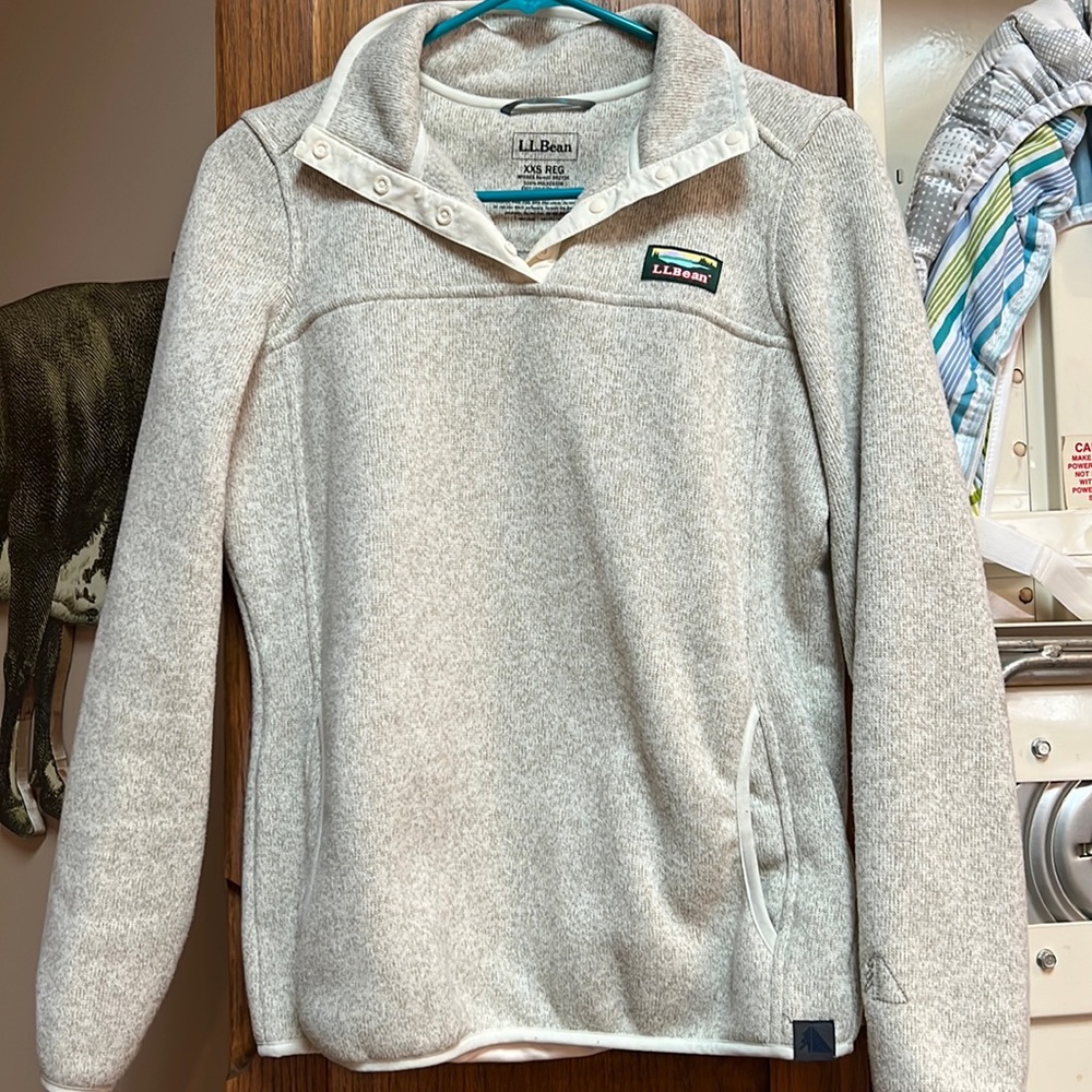 L.L. Bean sweater fleece pullover